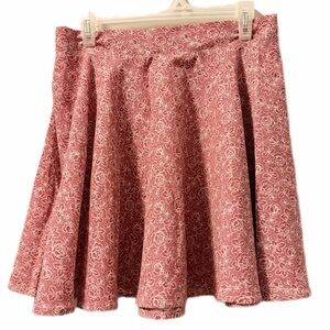 Rose circle skirt handmade